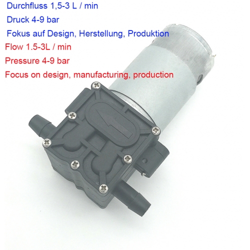 Mini air pump 12V Oil-free piston Pump down Pump up Inflator DC Mini Pump 6bar 40L Industrial pump