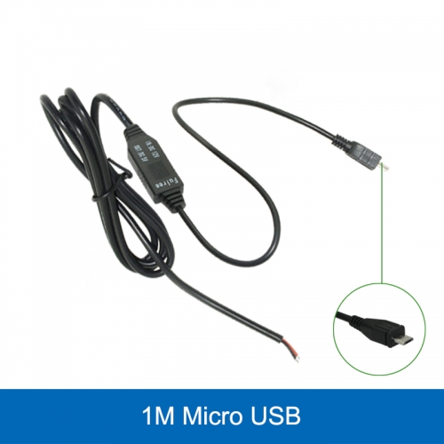 1M 3M Micro USB DC 12V zu 5V Converter Auto Power Ladegerät Kabel  Festplatte draht Cord Kit für Dash Cam DVR Fahren Recorder Kamera [0086233]  - €11.75 