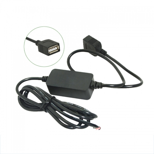DC Step Down Buck Converter 12V 24V to 5V Car Mini USB Mobile Phone Charger Low Voltage Protection Protect Battery