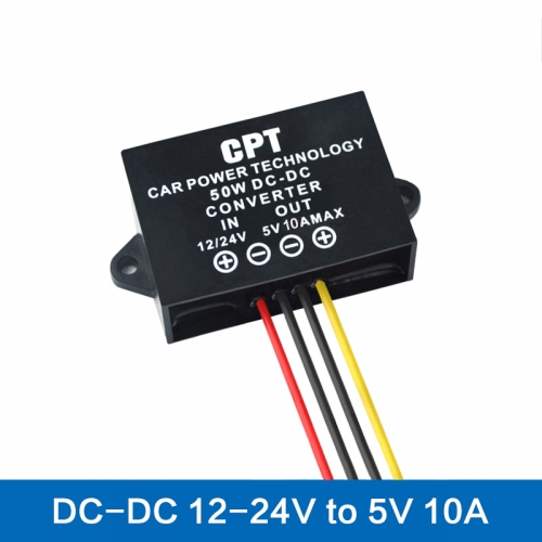 50W DC Buck Converter 12V 24V zu 5V 10A Spannung Konverter Step Down Netzteil modul für Taxi Fahrzeug Auto LED Display