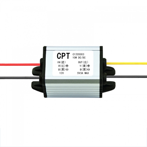 CPT 12 V to 5 V 3A 15 W Step Down DC Voltage Converter 12 Volt to 5 Volt 3 amp 15 Watt Buck Car Power Supply Module