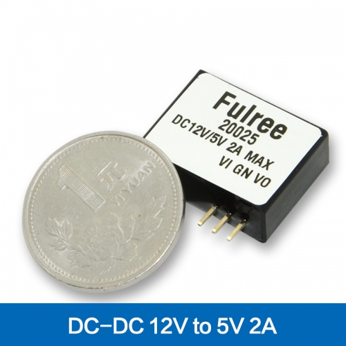 Mini Car charger dc voltage regulator 12v to 5v 2A dc converter down buck module car power supply
