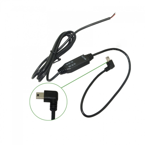 1M Mini USB links biegen 12V zu 5V DC-DC Step Down Buck Converter Modul Auto Power Versorgung für Automotive Fahren Recorder Kamera