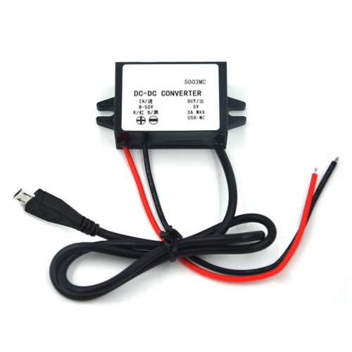 Micro USB Auto Ladegerät DC-DC 12V 24V 36V (8-50 V) zu 5V Step Down Converter 36Vdc zu 5Vdc Buck Spannung Dropper Netzteil Modul