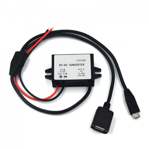 DC regulator car charger DC-DC 12 V to 5 V, 24 V to 5 V 36 v to 5 V, 48 V to 5 V USB MICRO USB step down Power Supply Converter Module