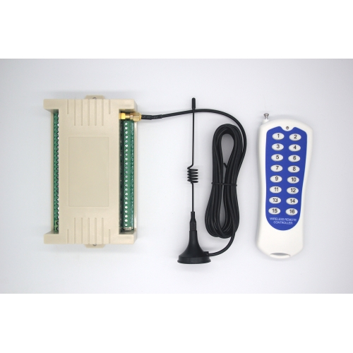 DC 12V DC24V 16 channels Wireless remote control switch with antenna High beam switch Relay receiving module Radio switch Motor control