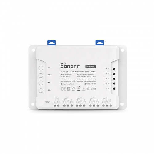 WiFi-Schalter 4Kanal Wireless-Schalter DIN-Schiene Home Automation Fernsteuerung 10A / 2200W Iphone IOS Android Samsung IPAD fritzbox WLAN