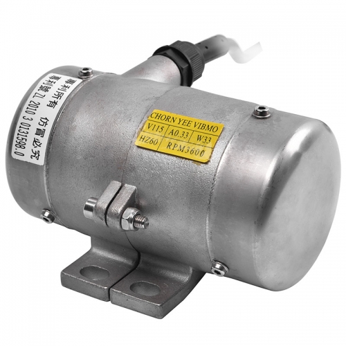 Stainless steel vibration motor is corrosion-resistant and can work in harsh environment 33W/110V