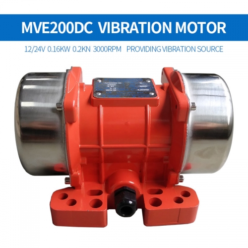 Der Vibrationsmotor Mve200dc12v12v ist für Betongeräte im Freien geeignet