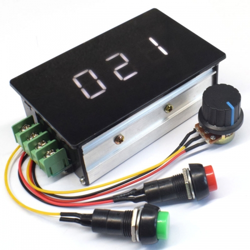 PWM DC motor speed controller 6V12V24V36V48 lock-free switch electric push rod digital display controller