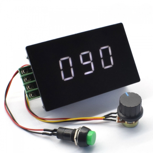 PWM DC motor speed controller 6V12V24V48V stepless variable speed switch electronic controller 30A