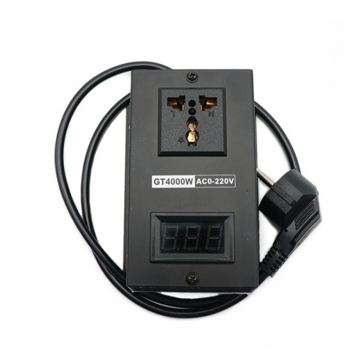 AC 0-220V 4000W SCR Elektronischer Spannungsregler Temperatur Lüfter Motor Drehzahlregler Dimmdimmer Thermostat