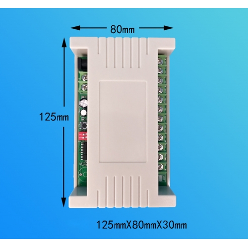 Radio remote control DC 12v 4-channel reception control 24V relay module 30A radio switch industrial cranes Industrial remote control