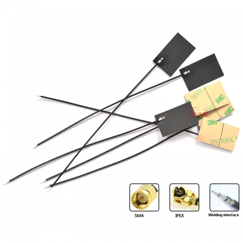 Omnidirektionale 6DB-Antenne 433-MHz-Antenne mit hoher Verstärkung 433M eingebaute Antenne Drahtlose Modulantenne ipex-10 Stück