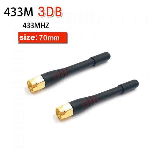 433MHz straight glue stick antenna lora transmitting and receiving wireless data transmission SMA 433m omnidirectional high gain external antenna-10pcs