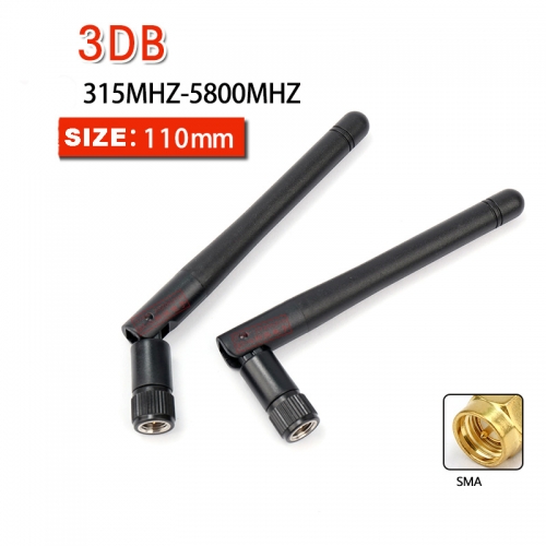 10 pcs -315M/433M/470M/868M/915M/2.4G/GPRS/GSM/LTE antenna foldable glue stick antenna