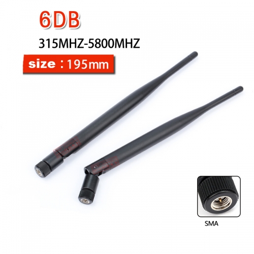 6DBI 2.4G Bluetooth wifi antenna nb-iot/900/1800M/2G/GSM/4G full frequency glue stick antenna- 10pcs