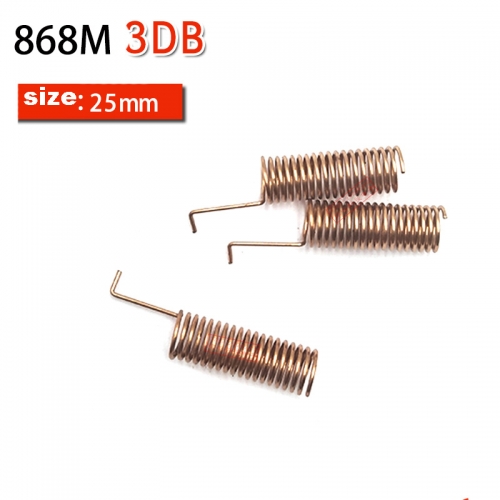 868Mhz Spring Antenna Smart Home Wireless Data Transmission Antenna Copper Core Spring Antenna Omnidirectional Welding Antenna -10pcs