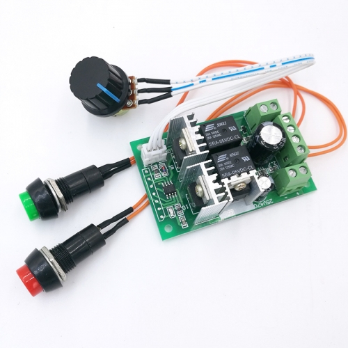 10A PWM dc motor controller forward and backward linear actuator governor speed control self-reset 6V/12V/24V