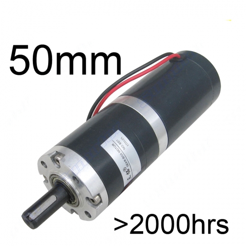 15rpm 500 N.cm DC12V Dia = 50mm niedrige Geschwindigkeit Planetengetriebemotor DC gebürsteter Motor Hochwertiges großes Drehmoment mit Planetengetriebe