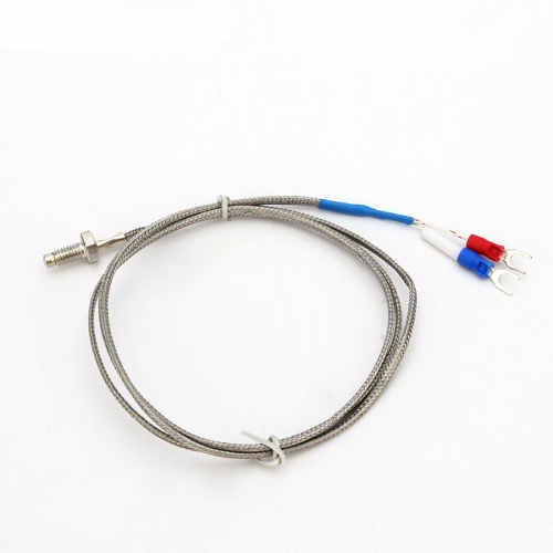 M6 E 1M / Thermocouple Thread M6 Screw Type Probe Sensor Temperature Sensor 0-400°C Temperature Controller