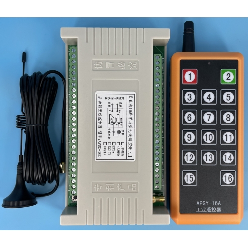 NEU Drahtlose Fernbedienung 12V16-kanäle-Funkfernbedienung Schalter Mehrwege-Lampensteuerung 24V-Relais Industrie-Fernbedienung
