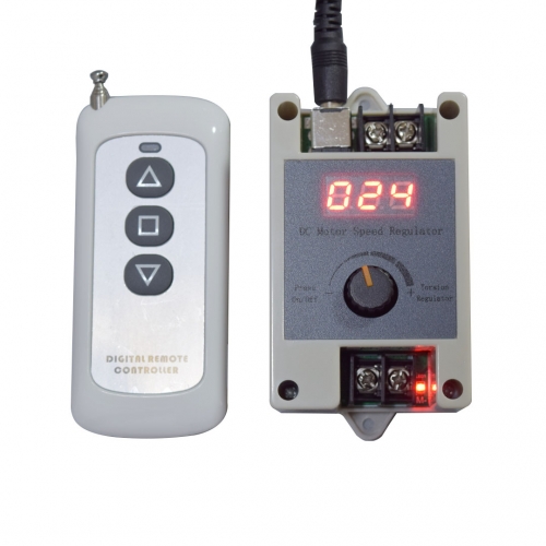 433M Wireless Remote Control DC Motor Speed Controller 12V24V PWM Infinitely Variable Speed Switch 5A Controller