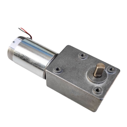 2-300RPM DC 12V 24V Schneckengetriebemotor starker Elektromotor Reduzierer Niedrige Geschwindigkeit Hohes Drehmoment Automat