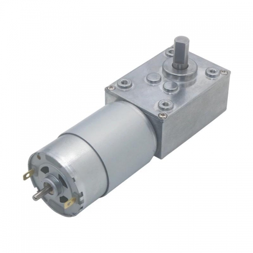 555 Auto-Lock niedrige Drehzahl 12-470RPM 12V-24V High Drehmoment D Welle Reverse Speed Schneckengetriebe für Maschinengetriebe Maschine Turboprop Reduktionsmotor