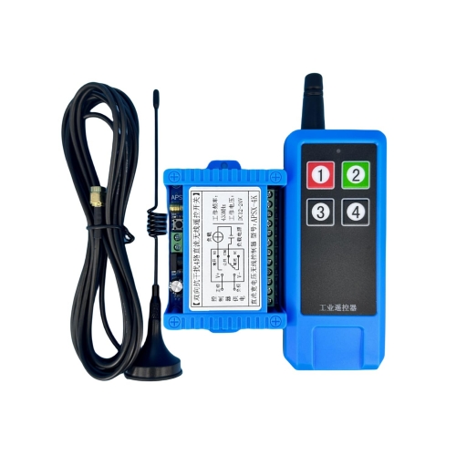 4-Channel DC12V 24V 48V Wireless Receiver Reception Controller for Feedback Function bidirectional wireless remote control work simultaneously Crane Linear Drives Light Motor