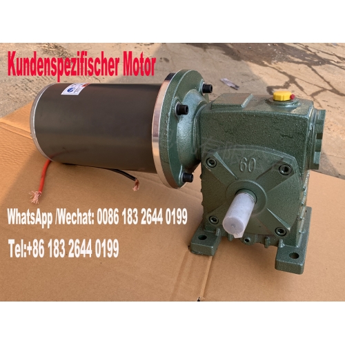 Motor 24V Markise Verzögerungsmotor, 1KW eingebaute Kohlebürste, 1.2KW, benutzt für automatische Markise von Müllkippwagen