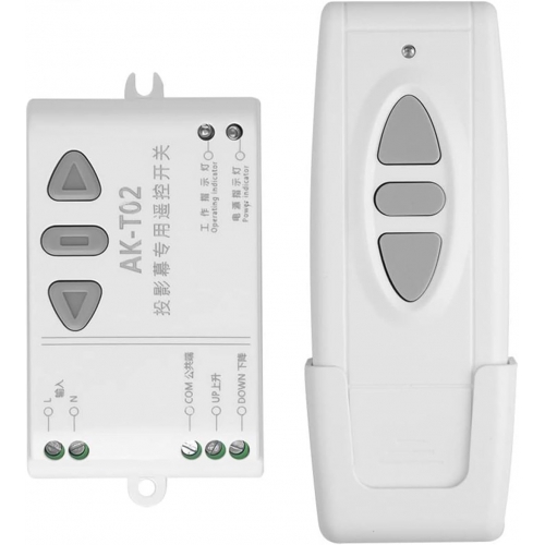 Motorsteuerung AC 220 V 230 V Drahtloser Fernbedienungsschalter UP Down Stop Tubular Forward Reverse TX RF