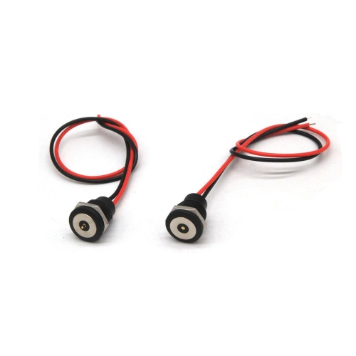 Magnetischer Kabelverbinder, Magnetische Schnellverbindung, Male und Female Adapter, 10mm Magnet mit 14cm Kabel,Magnetic Cable Connector, Quick Connect Current Magnet