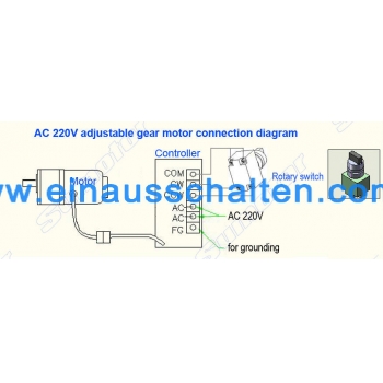 AC 220V 40W 45rpm - 675 drehzahl Motor, AC Geregelte