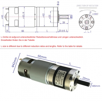 775 DC Getriebemotor 12V Hochleistungsmotor mit langsamer Drehzahl