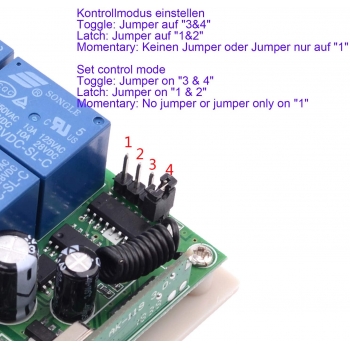 12V 4 Kanal 315Mhz 433Mhz kabellose Fernbedienung Beleuchtung Schalter mit  300M 500M Long Distance Transmitter [0060448] - €29.40 